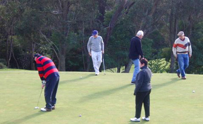 Group at Leura golf course
